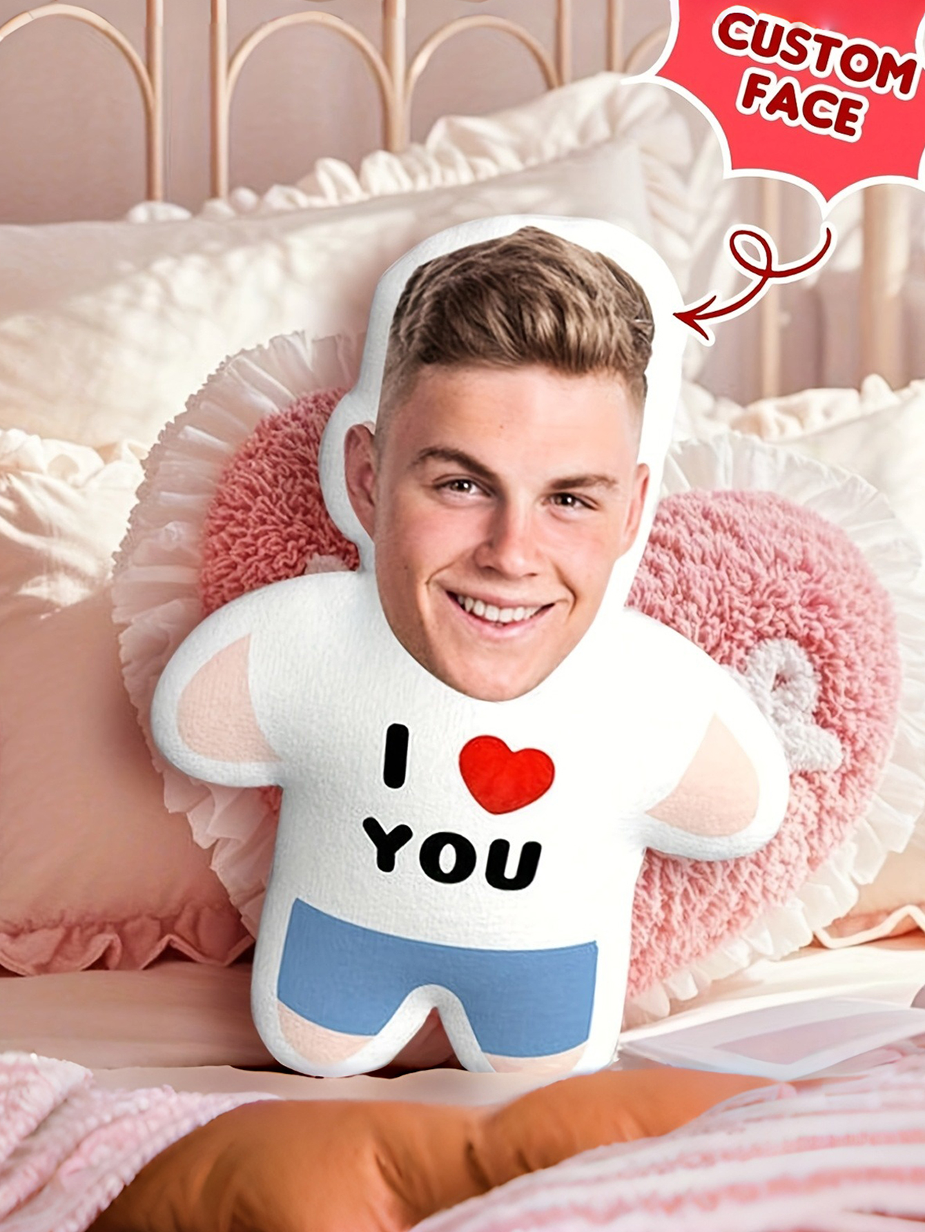 Custom Photo Plush Pillow